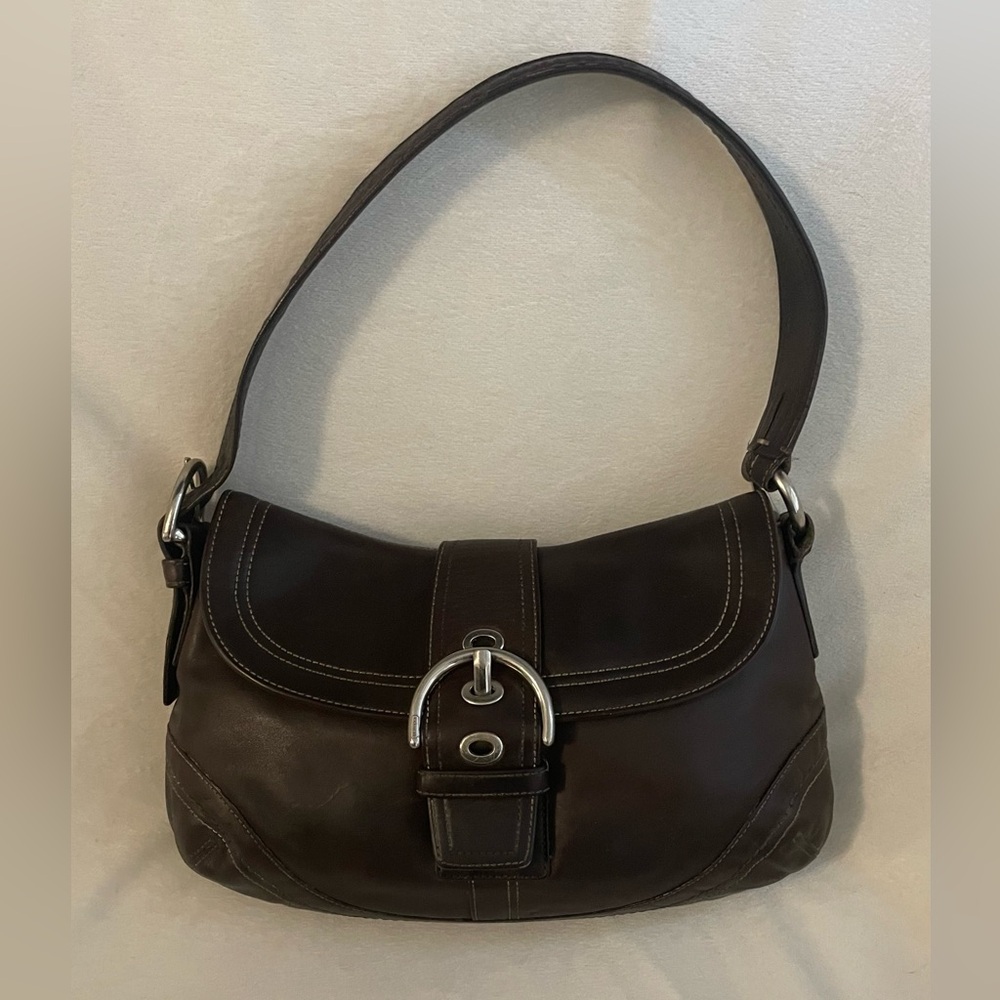 Coach Soho Shoulder Bag in Brown Leather